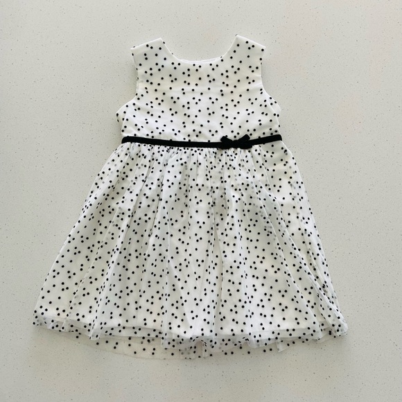 Carter’s Toddler Girls Sleeveless Polka Dot Dress Size 18 Months - Picture 2 of 5